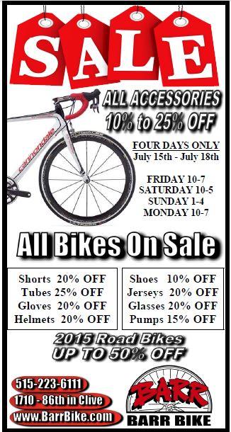 cycling sale