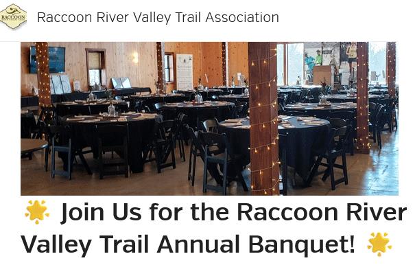 Raccoon River Valley Trail Association Annual Fundraising Banquet